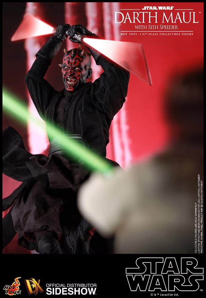 Hot Toys DX17 STAR WARS 1/6 DARTH MAUL WITH SITH SPEEDER SPECIAL EDITION