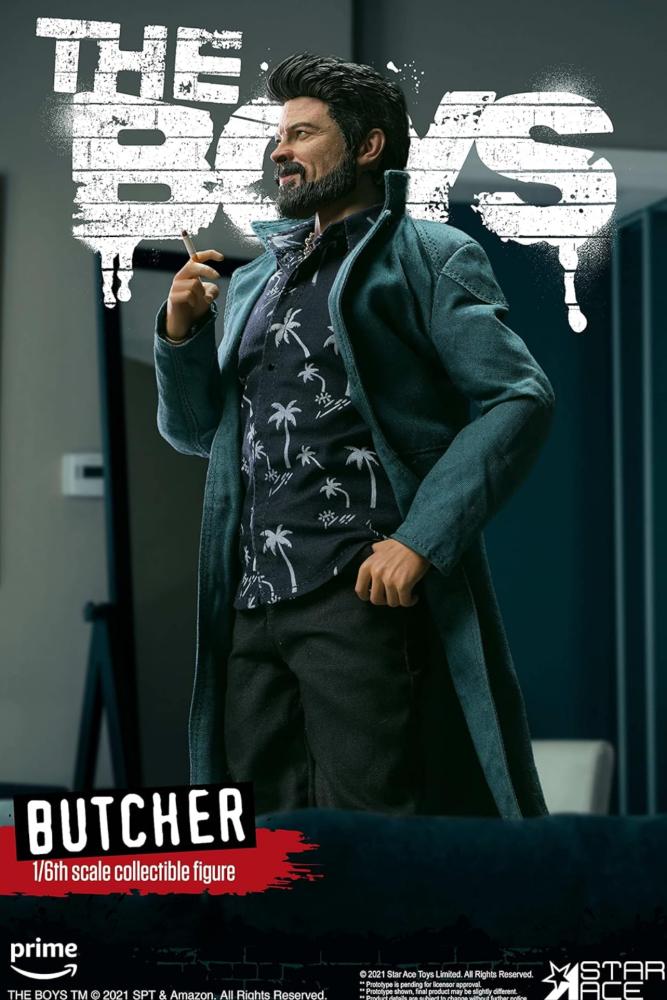 Star Ace Toys The Boys: Billy Butcher (Season 1 Version) 1:6 Scale Deluxe Collectible Action Figure,