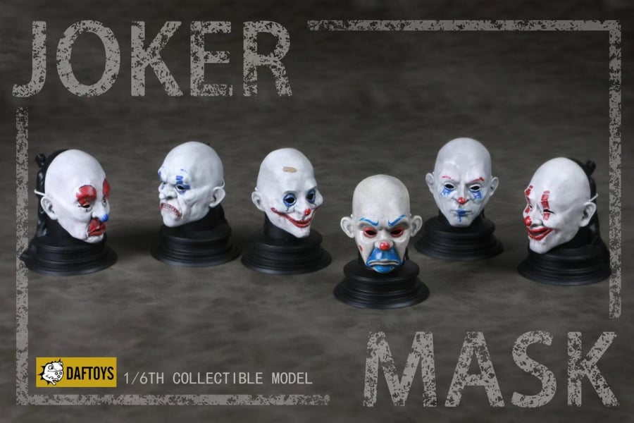 Daftoys 1:6 Scale Joker Mask