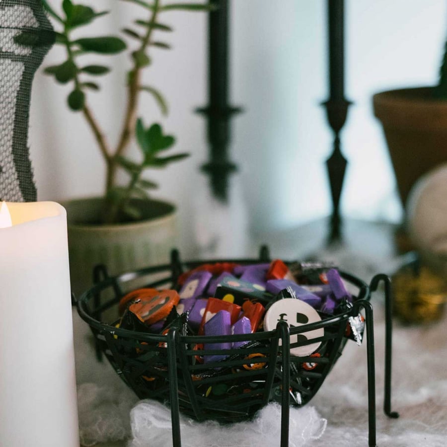 Spider basket for treats