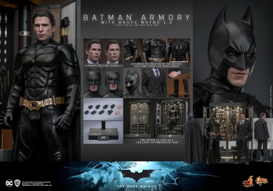 Batman Armory With Bruce Wayne (2.0) Mms750