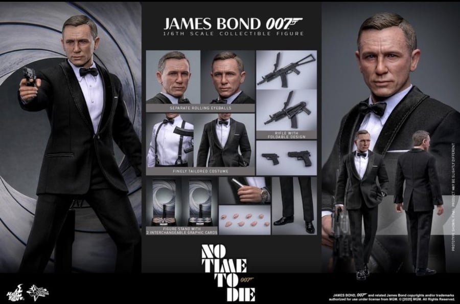 Hot Toys MMS803 1/6th scale James Bond No Time To Die Collectible Figure