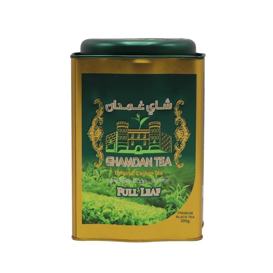 شاي غمدان ورق حديد 300جرام