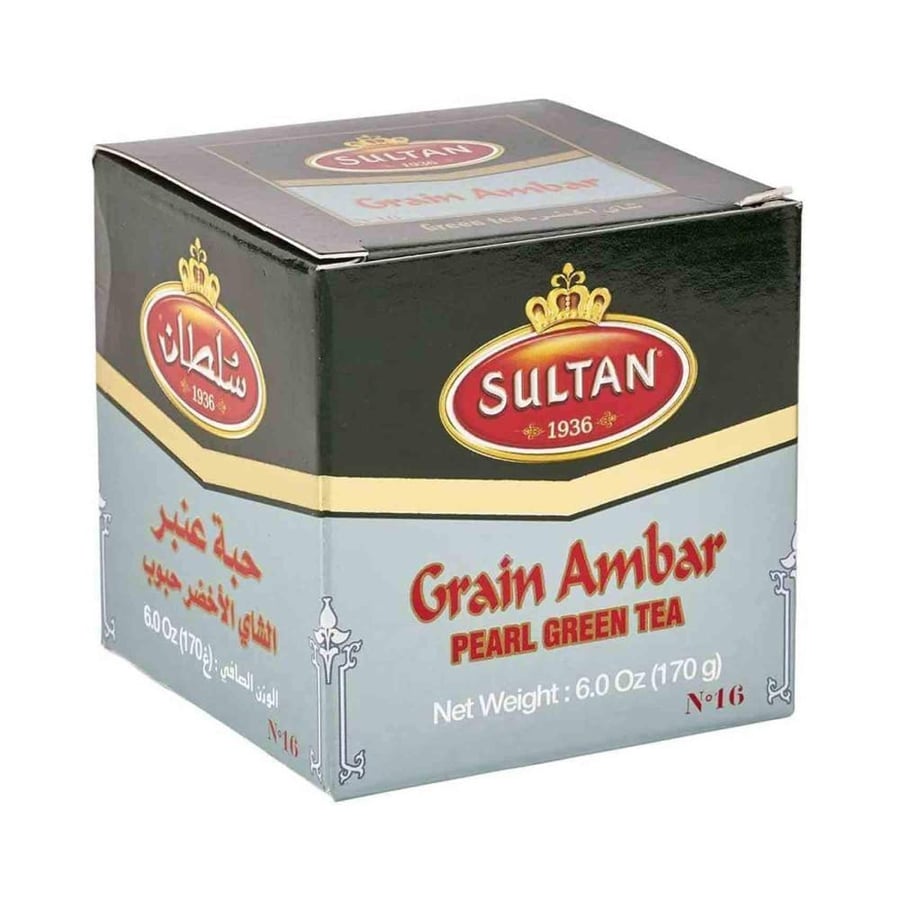 شاي سلطان اخضر عنبر 200جرام