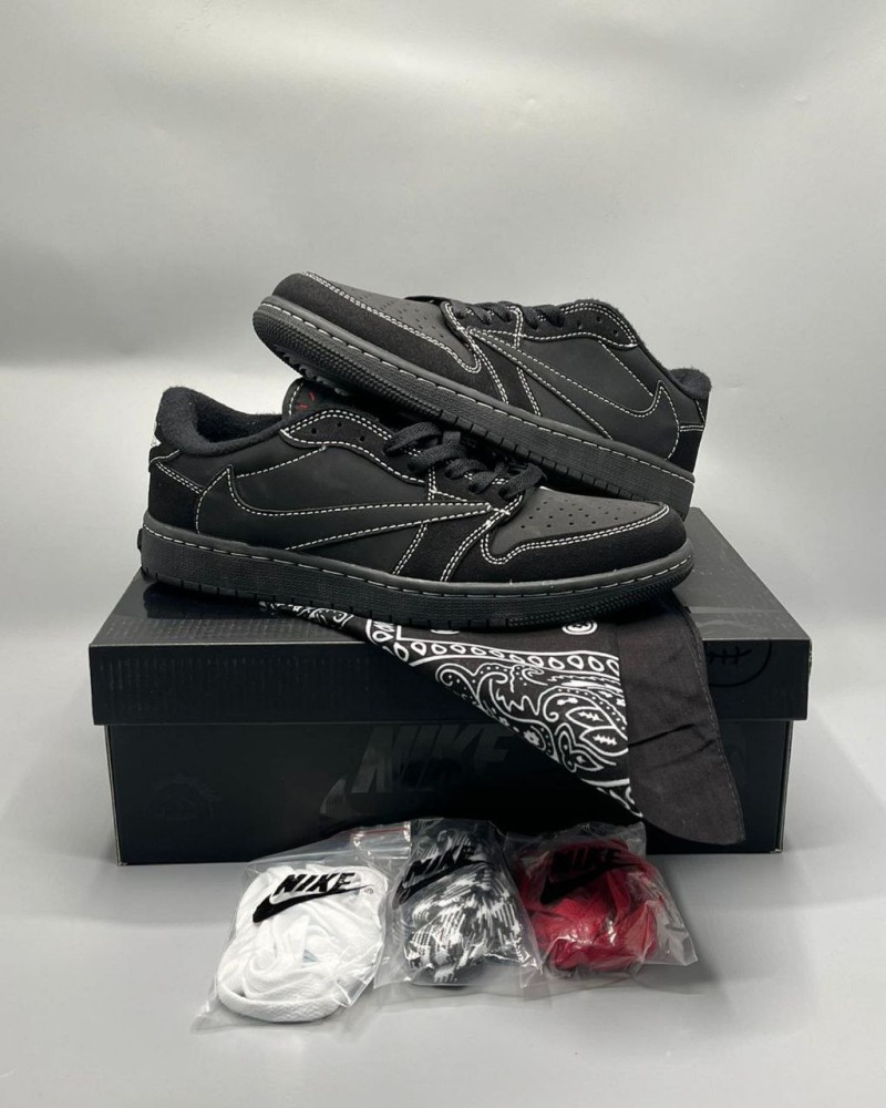 Air Jordan 1 Low OG TS "Travis Scott - Black Phantom"
