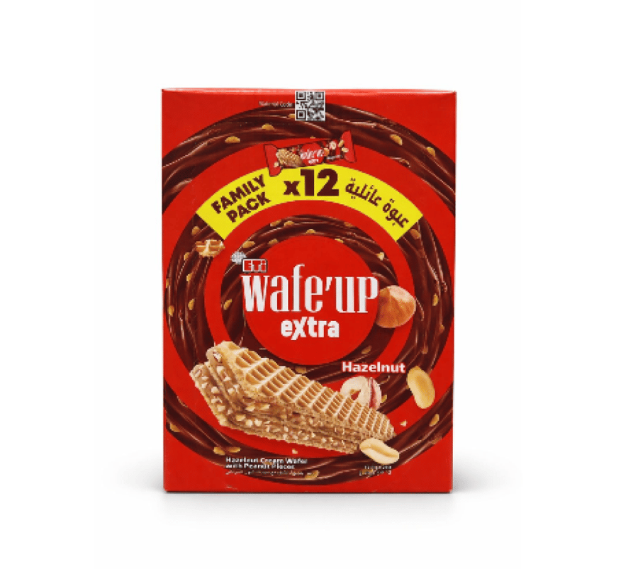 Waffer Etti Wafe Up Extra with hazelnut cream with peanut grains 12*29 g