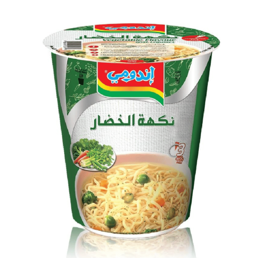 إندومي كاسات بنكهة الخضار 60 جم