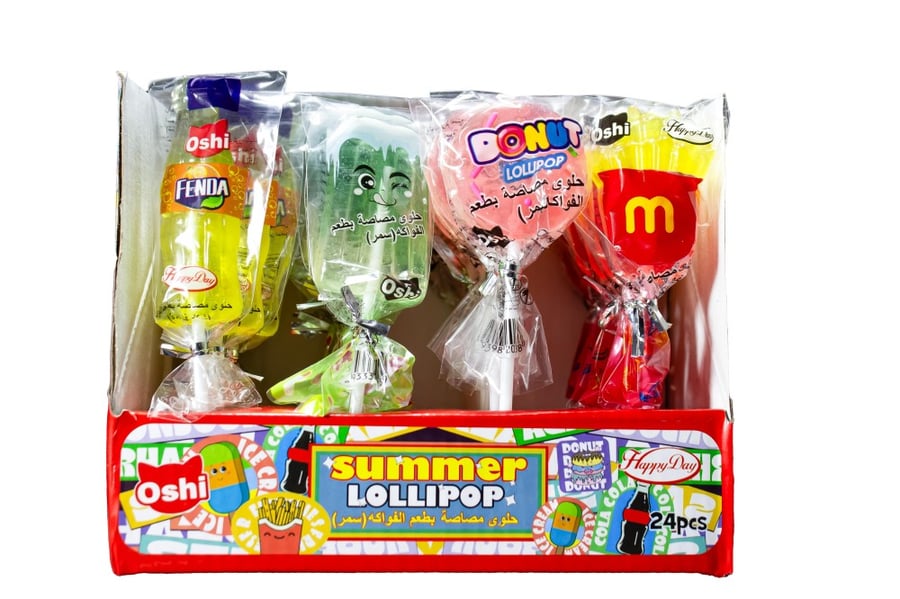 Fruit-flavored lollipop, Samer 24*15 grams
