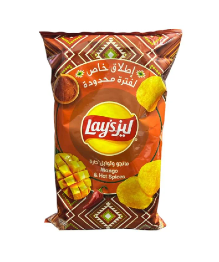 بطاطس ليز مانجو وتوابل حارة عائلي 155 جم