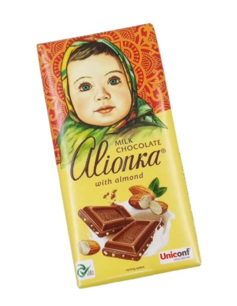 Unica chocolate with almonds 75 g