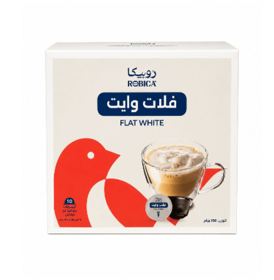 روبيكا كبسولات قهوة فلات وايت