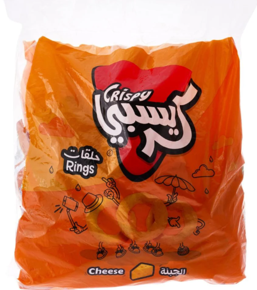 كريسبي حلقات جبنة 16*18‎ جرام