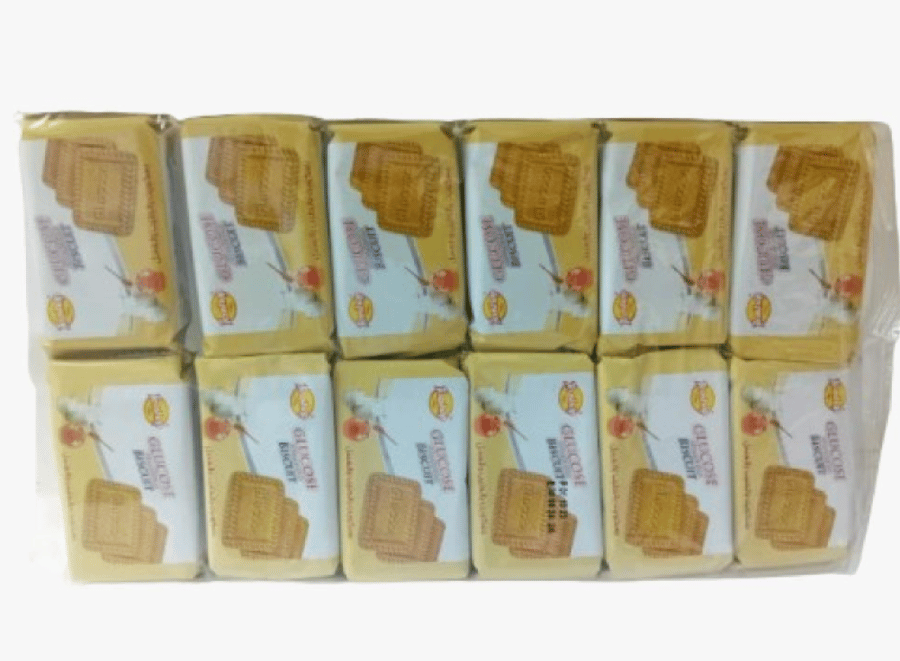 تيشوب بسكويت جلوكوز بالحليب والعسل 12*40 جم