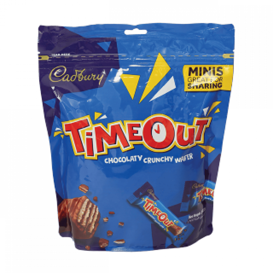 Timeout mini wafer with chocolate