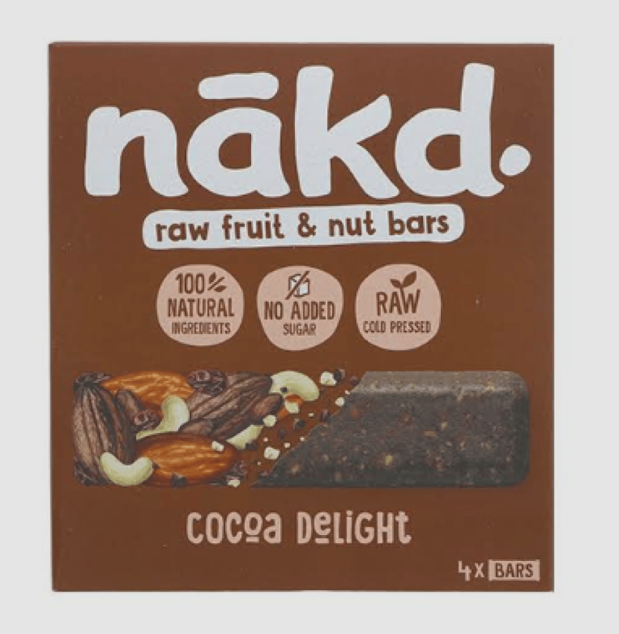 Nakd Ro Cocoa Delight Bars 4*35 g