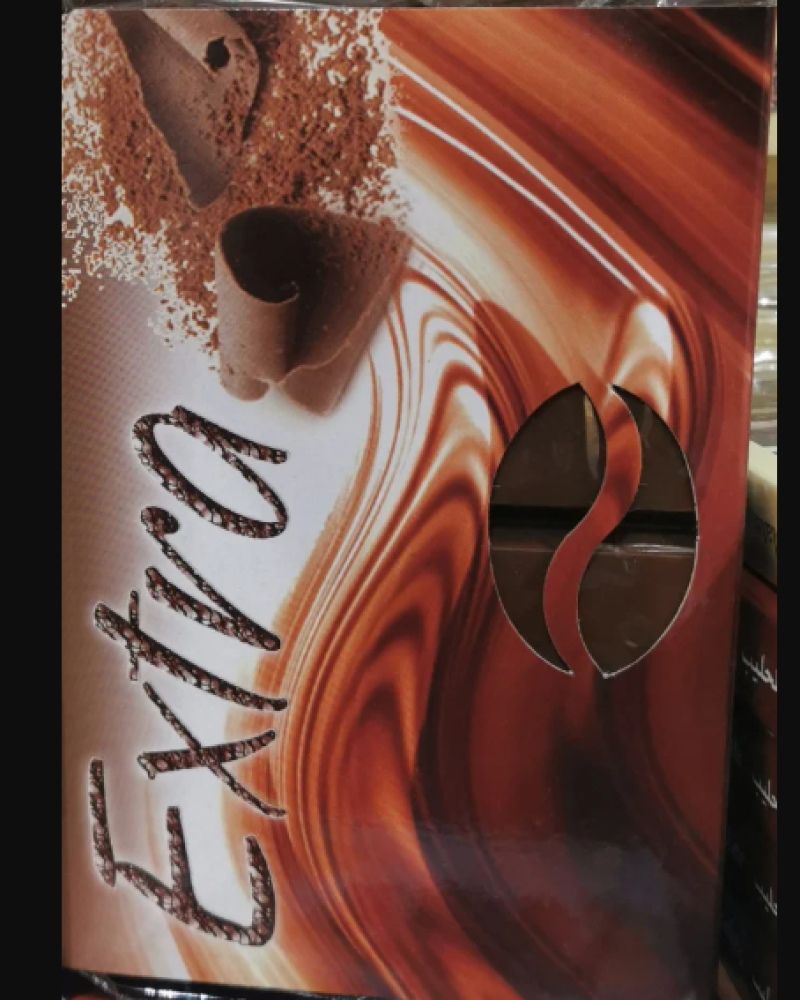Raw extra chocolate with milk 1 kg