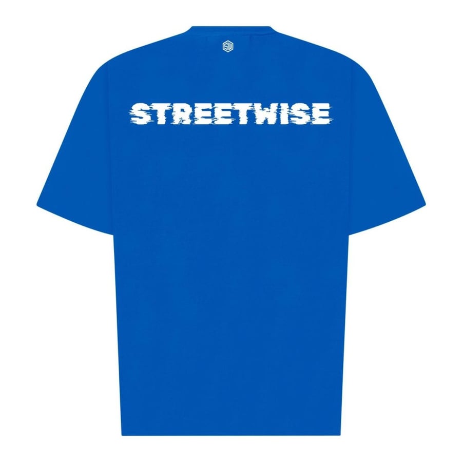 Streetwise - Blue Glitched T-Shirt