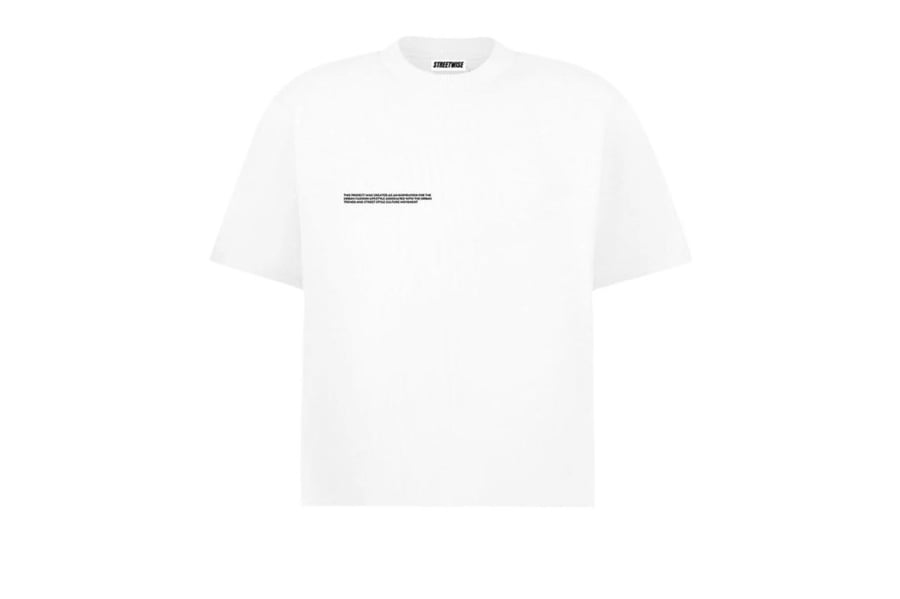 Streetwise - White Glitched T-Shirt
