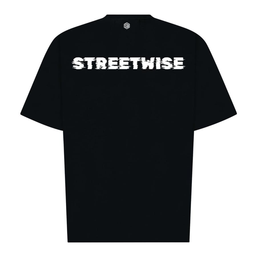 Streetwise - Black Glitched T-Shirt