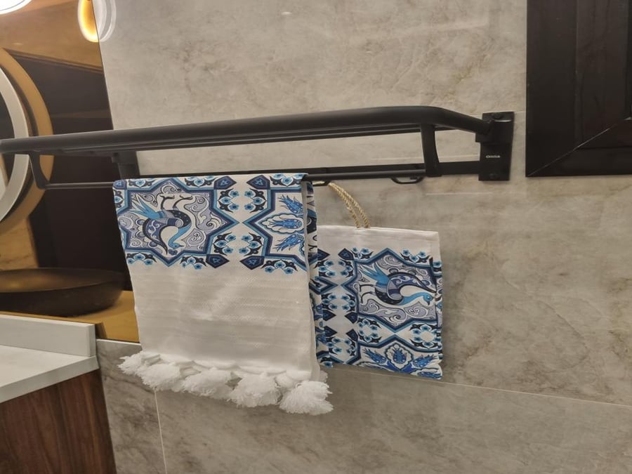 طقم روب حمام ٦ قطع