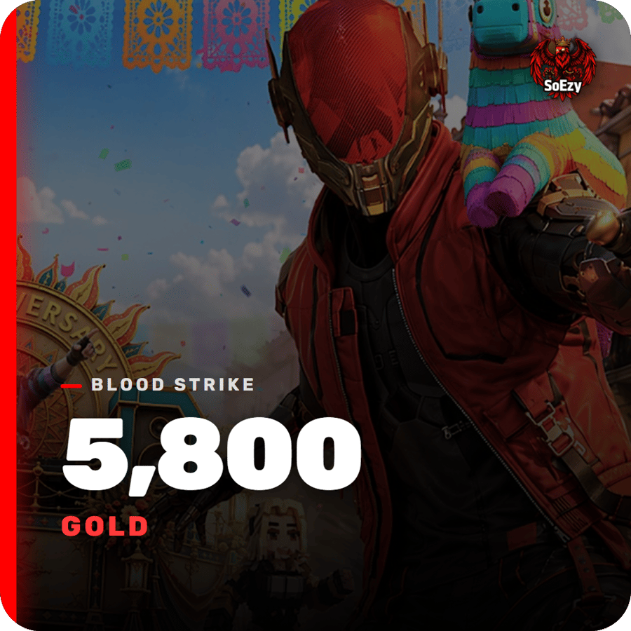 شحن 5800 Gold للعبة Blood Strike