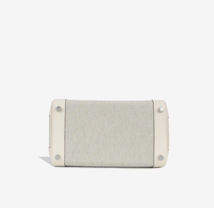 Birkin Toile- أبيض