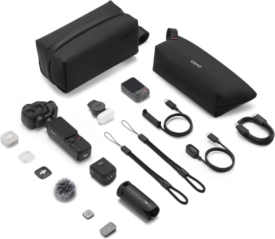 dji camera DJI Osmo Pocket 4 وملحقات التصوير الاحترافية
