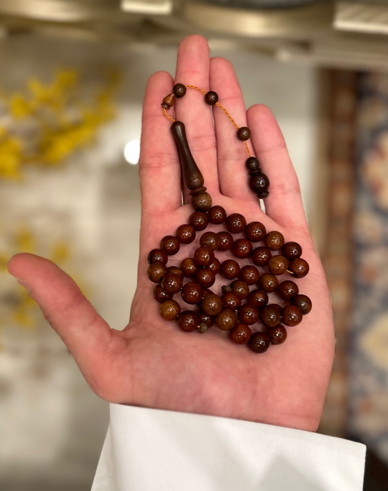 سبحة خشب الكوك بني