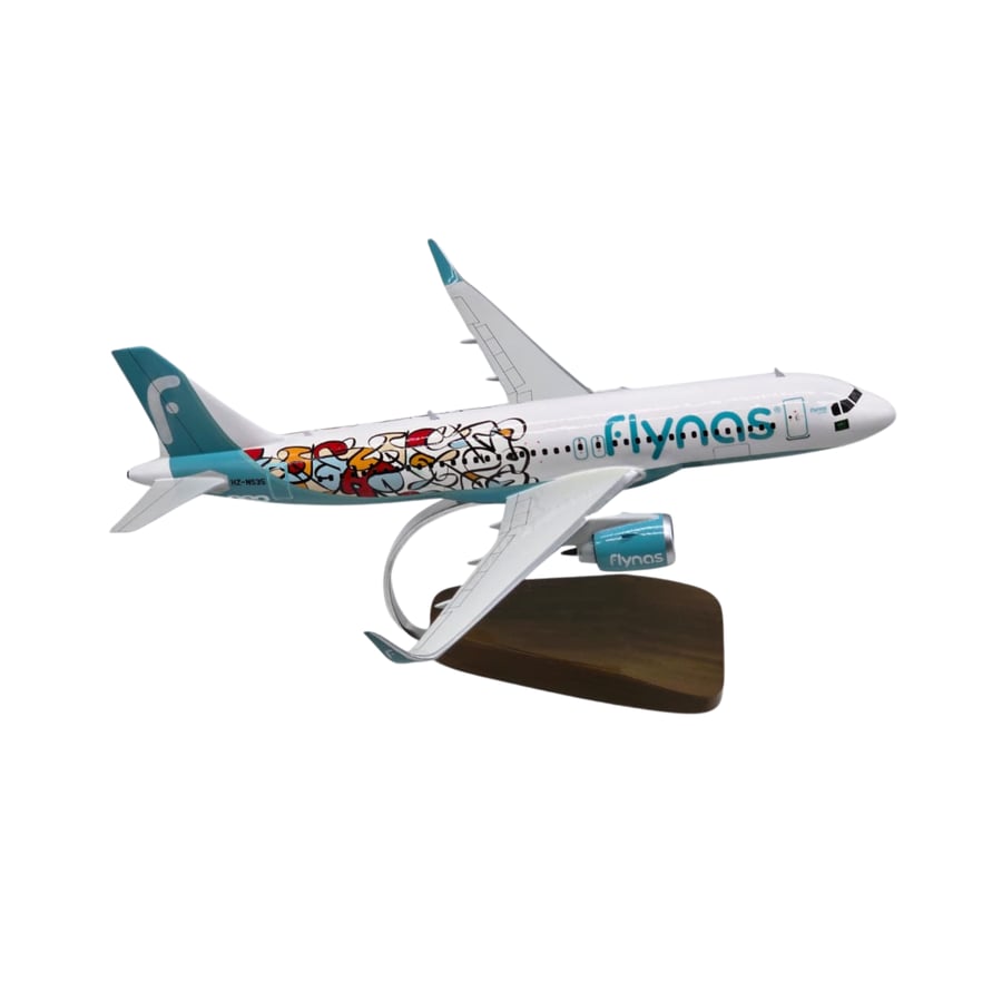 مجسم طائرة " طيران ناس -flynas" - بهوية فنية مبتكرة