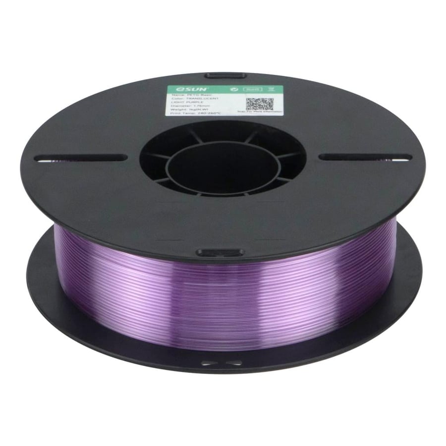 eSUN PETG-Basic (Translucent light purple) 3D Filament 1.75Ø, 1kg