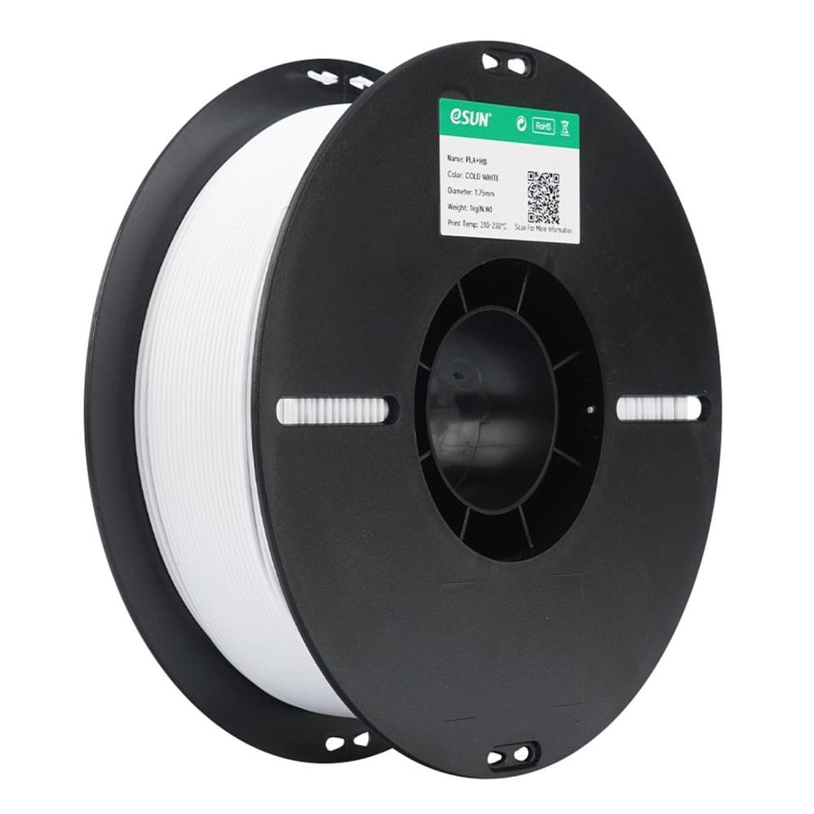 filament فلمنت eSUN PLA Pro HS Cold White high speed سرعة عالية