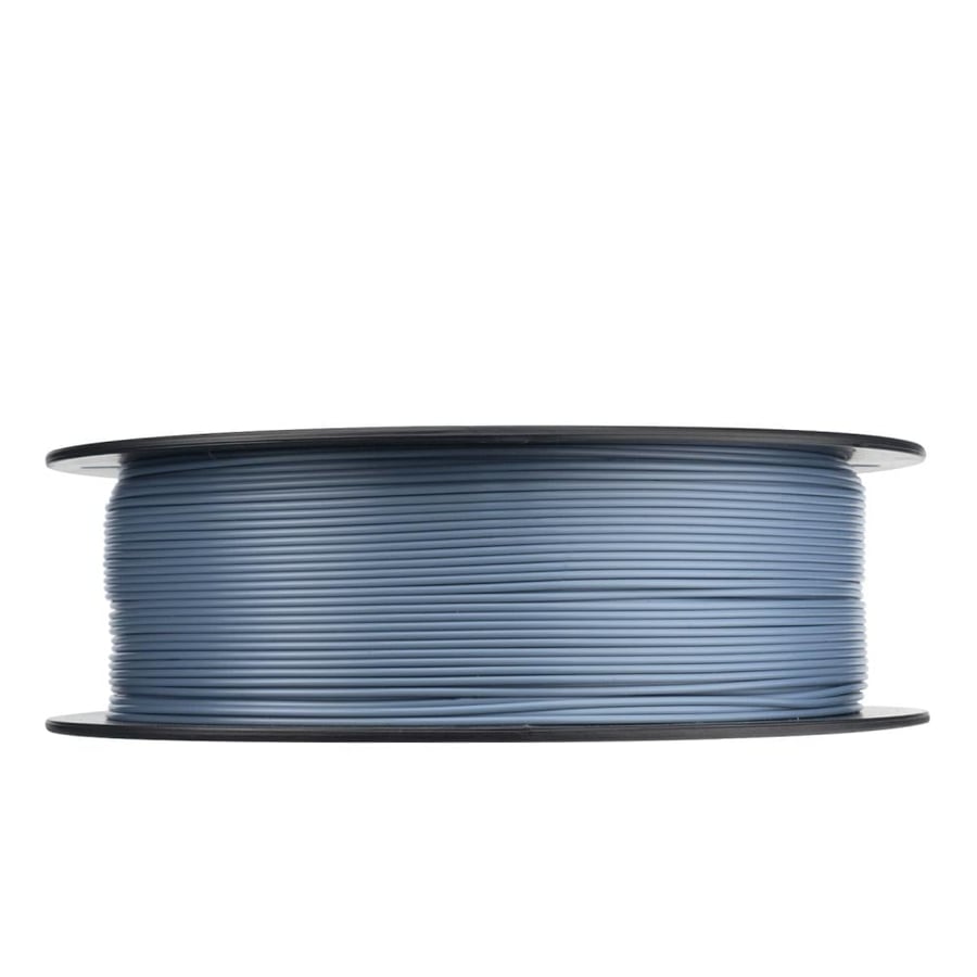 فلمنت eSUN PLA Basic Light Grey رمادي فاتح منظر جانبي للبكرة