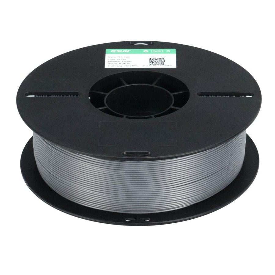 إي صن PLA Basic Silver فضي رمادي فلمنت FDM للطباعة ثلاثية الأبعاد