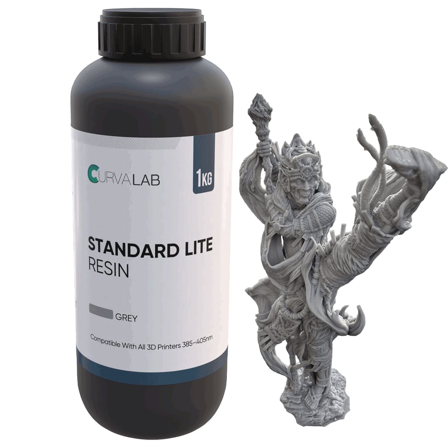 CurvaLab STANDER LITE Resin For LCD 3D Printers, 1kg (3 colors)