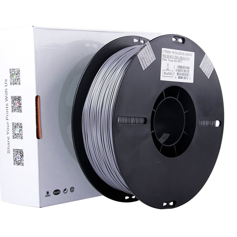 filament فلمنت eSUN PETG Solid Silver