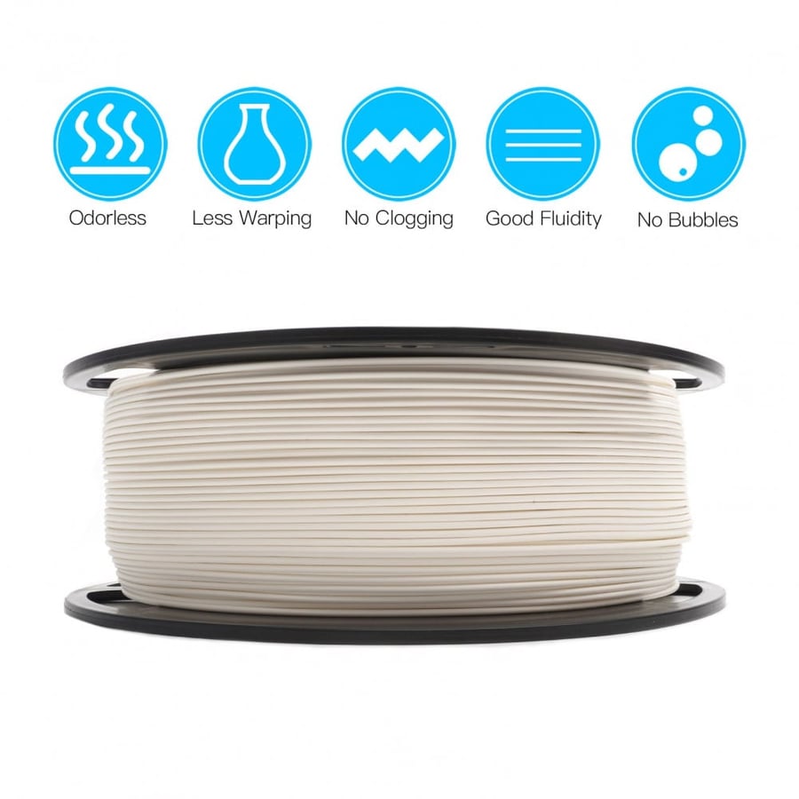filament فلمنت  eSUN PLA-Matte Milky White
