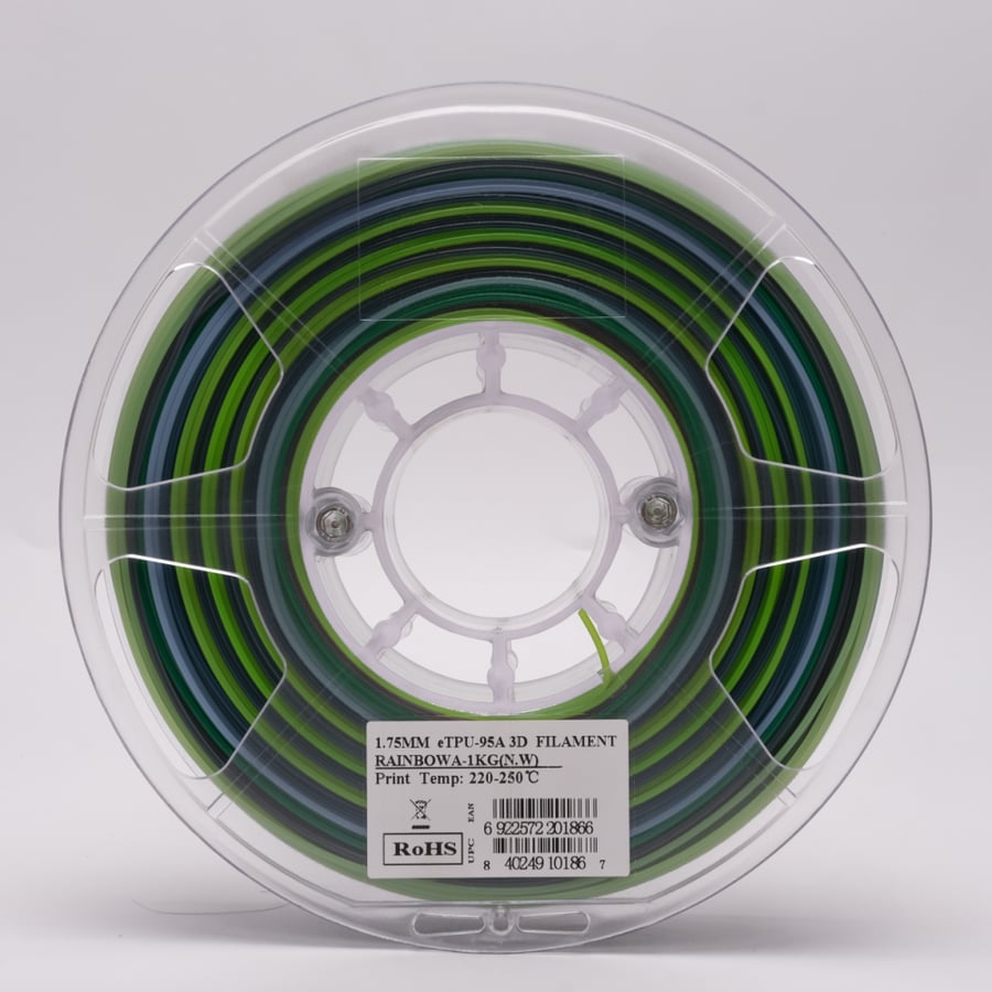 filament فلمنت  eSUN TPU-95A Rainbow