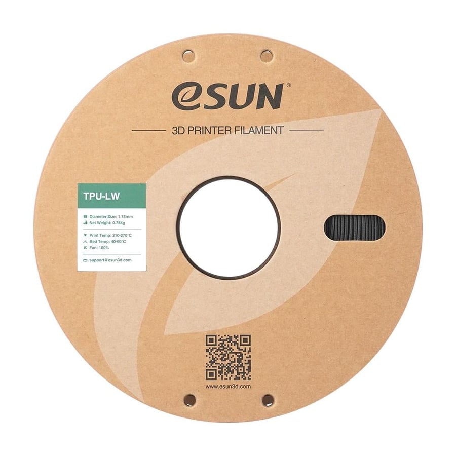 filament فلمنت eSUN TPU-LW Light Weight Black