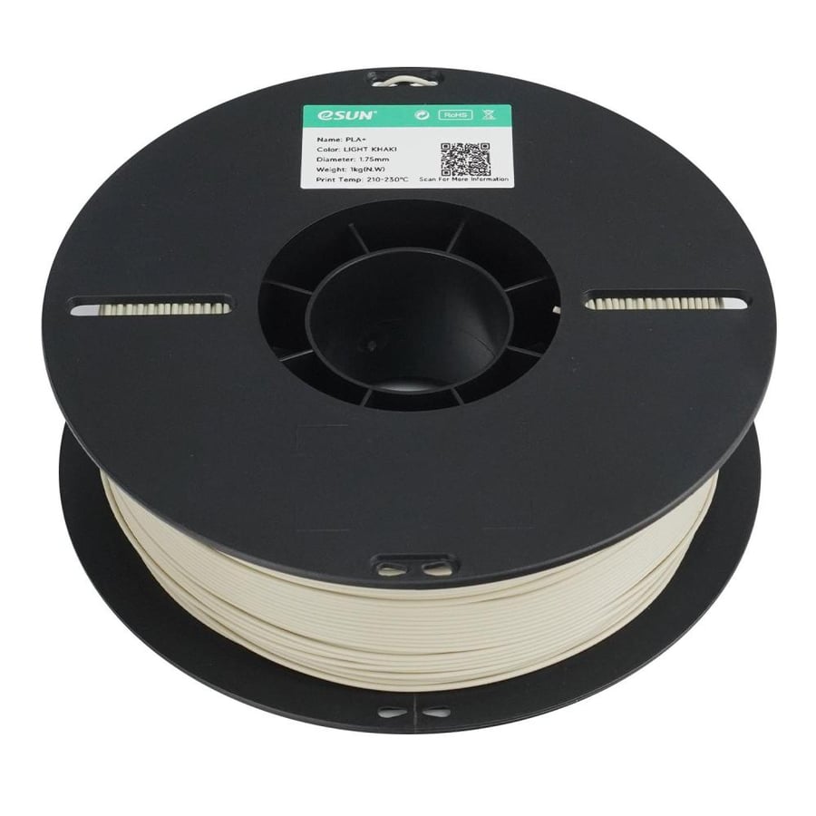 إي صن PLA Pro Light Khaki كاكي فاتح بكرة فلمنت من زاوية علوية