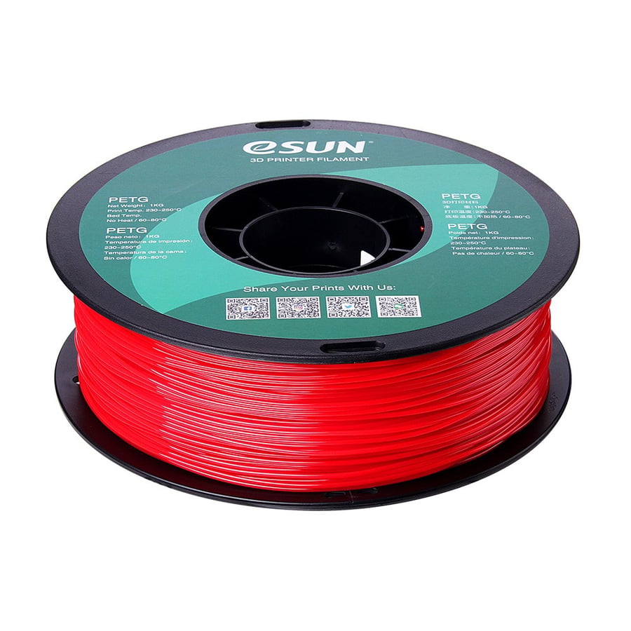 filament فلمنت eSUN PETG Solid Red
