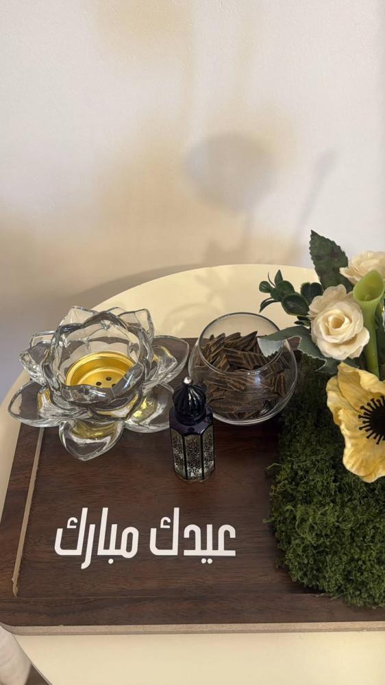 عود تايقر +تولة مسك 30 مل ومخبره كريستال بتنسيق ورد