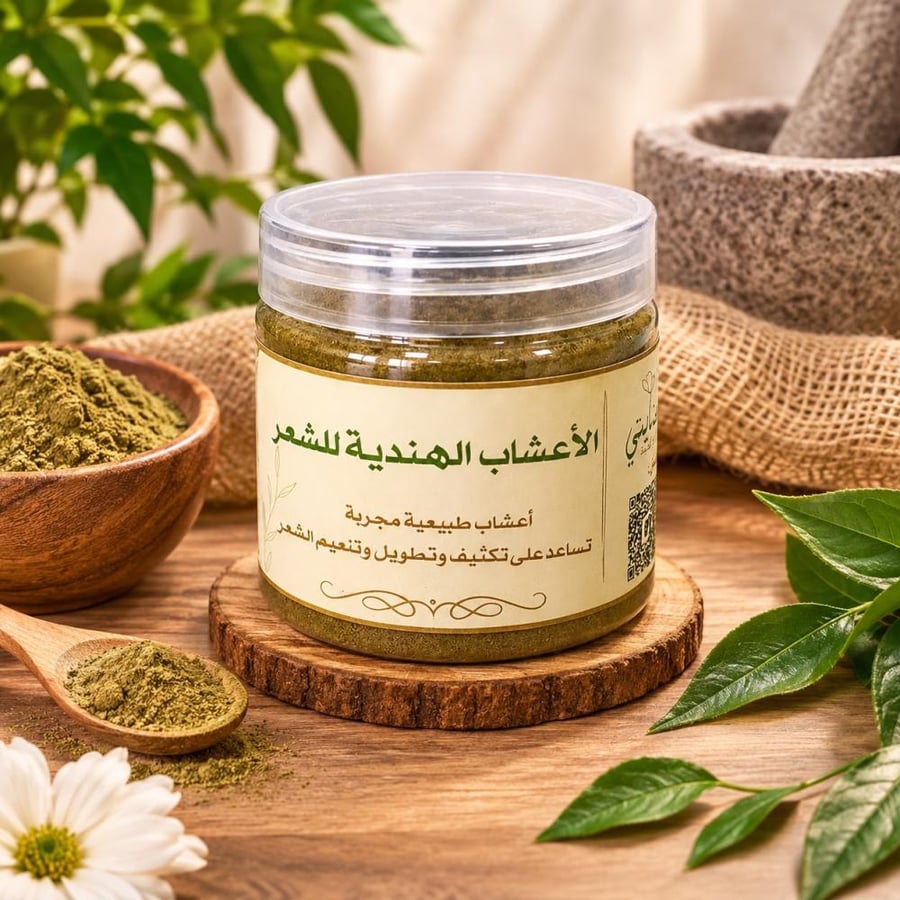 Herbal Indian powder for hair