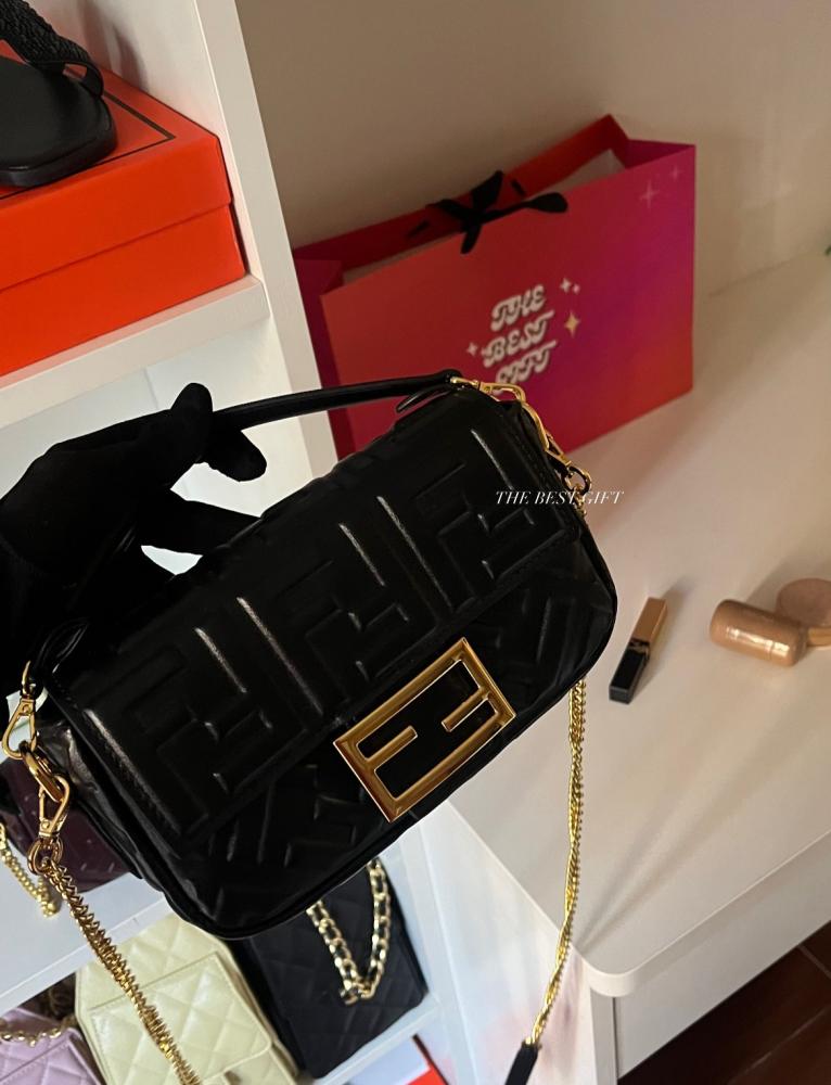 Fendi Mini Baguette leather