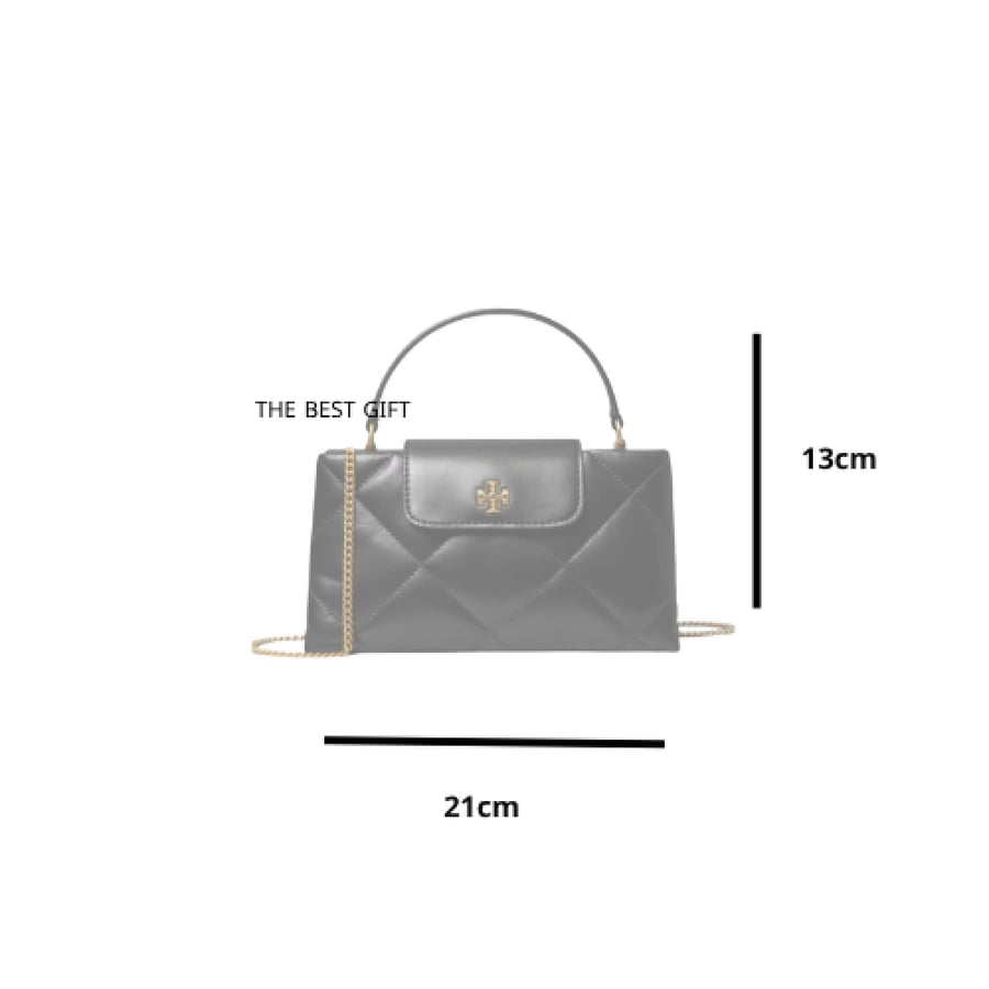 Kira Diamond Quilt East-West Top Handle Bag