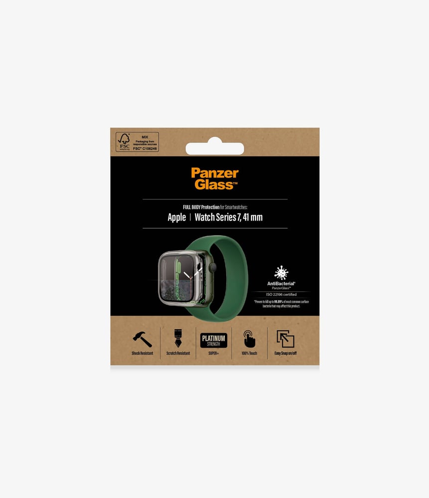 Screen protection for 41mm watch from Panzer