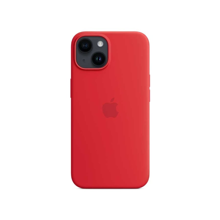 Apple case for MagSafe silicone iPhone 14 red