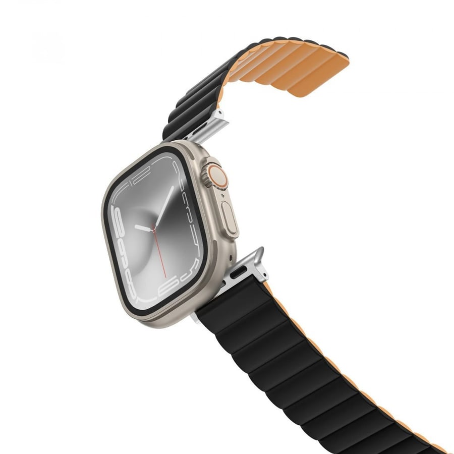 Watch bracelet smoothie magnetic from Amazing Thing company - size 49/45/41 mm - gray and blue