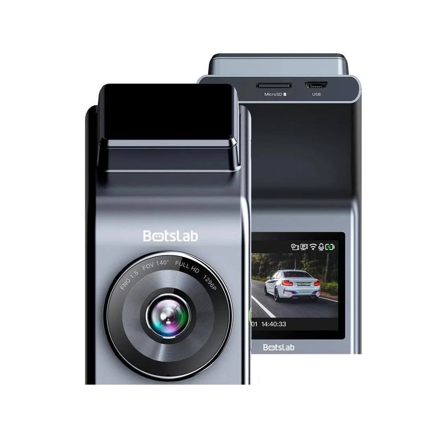 داش كام بوتسلاب G300H Plus كاميرا أمامية بدقة 4K وكاميرا خلفية بدقة Full HD