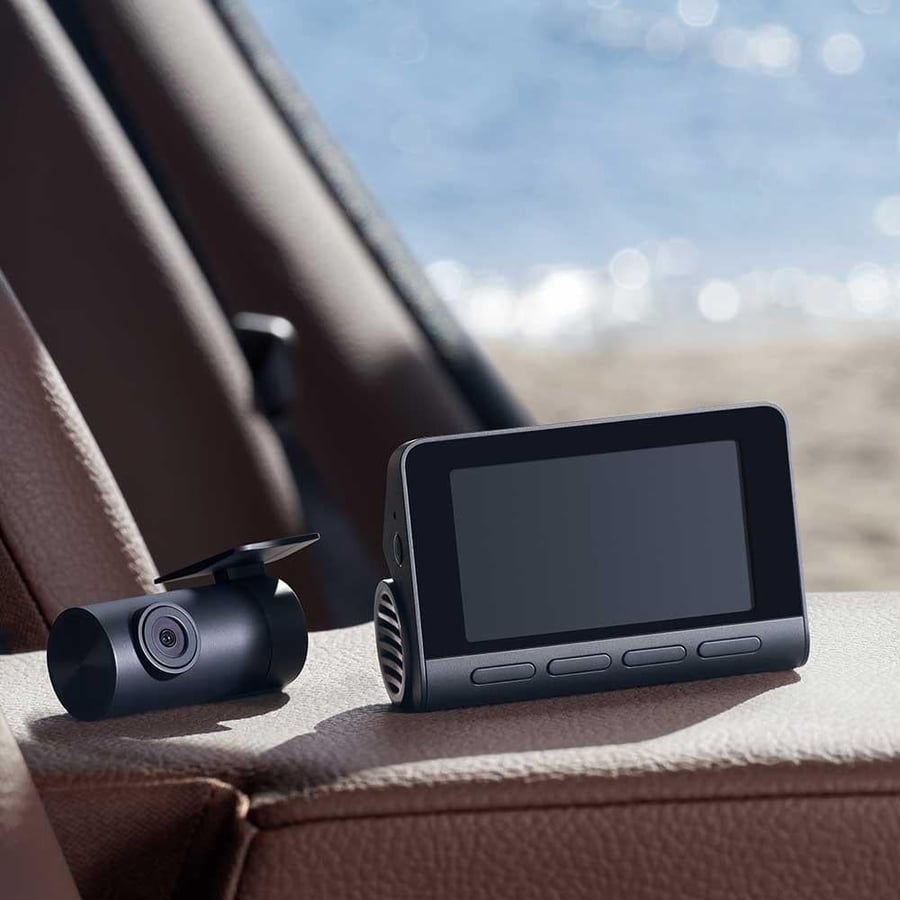 Car camera dash cam with condenser, front camera with 4K resolution, and rear A800SE