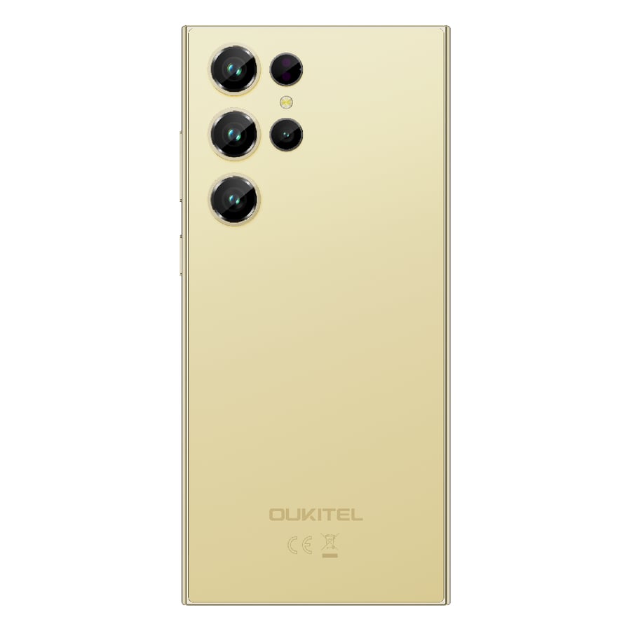 oukitel هاتف C61 Pro ثنائي الشريحة ذهبي 8+16 جيجابايت رام 256 جيجابايت 4G - إصدار الشرق الأوسط هاتف = 6931940797931